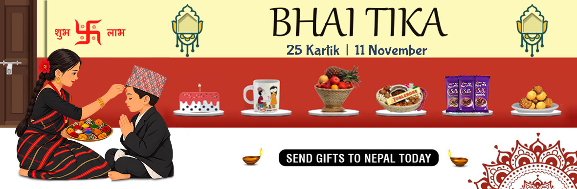 Tihar Bhai Tika Banner