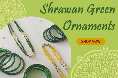 Shrawan Green Ornaments
