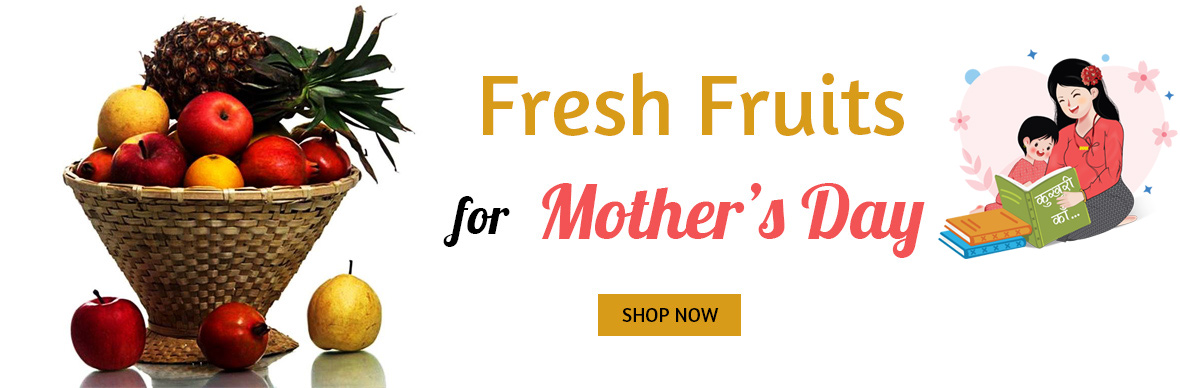 Fresh Fruit Basket for Mother's Day