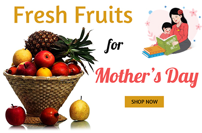 Fresh Fruit Basket for Mother's Day