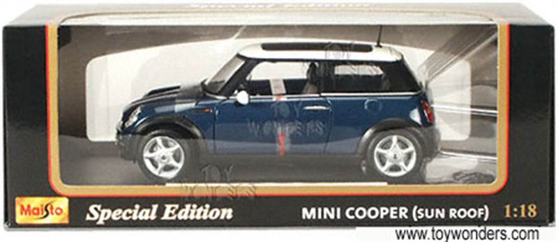 1:18 Maisto (MINI COOPER) Blue 