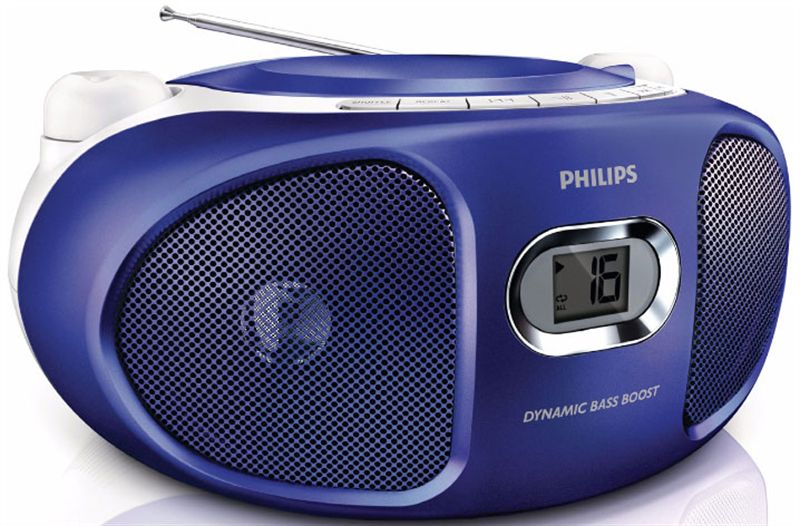 Philips Clock Radio (AZ102V/98 VIOLET)