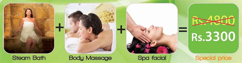 Steam Bath + Body Massage + Spa Facial