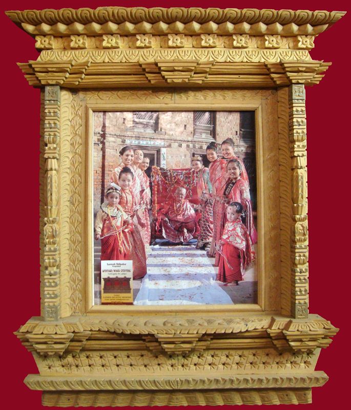Handmade Wooden Photo Frame (66 x 52 cms)