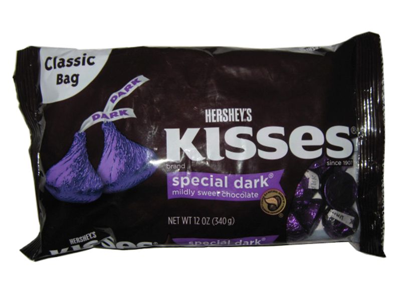 Hersheys Kisses Special Dark Mildly Sweet Chocolate (340g)
