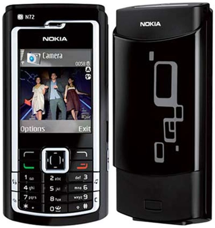 Nokia N72 Mobile Phone, Camera 2 Mpx