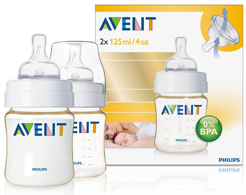 AVENT PES 125ml 2 Feeding Bottle (SCF660/27)