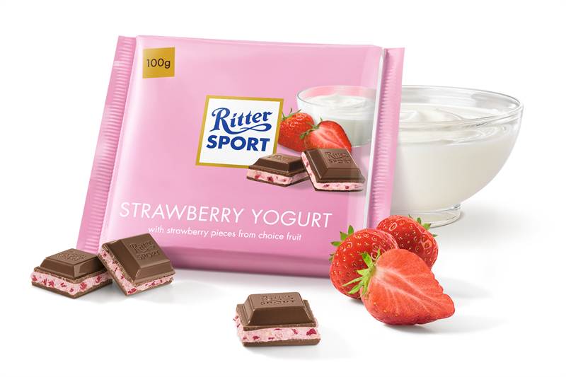Ritter Sport Strawberry Yogurt  Chocolate (100g)