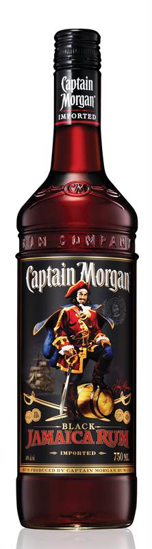 Captain Morgan Black Rum (1 Ltr)