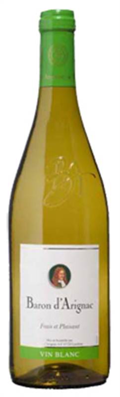 Baron D Arignac Vin Blanc (A French Wine) (750 ml)