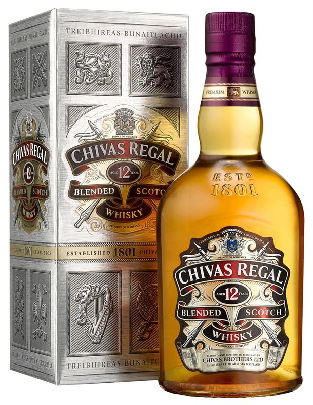 Chivas Regal 12 Year Old Premium Whisky (1 Ltr)