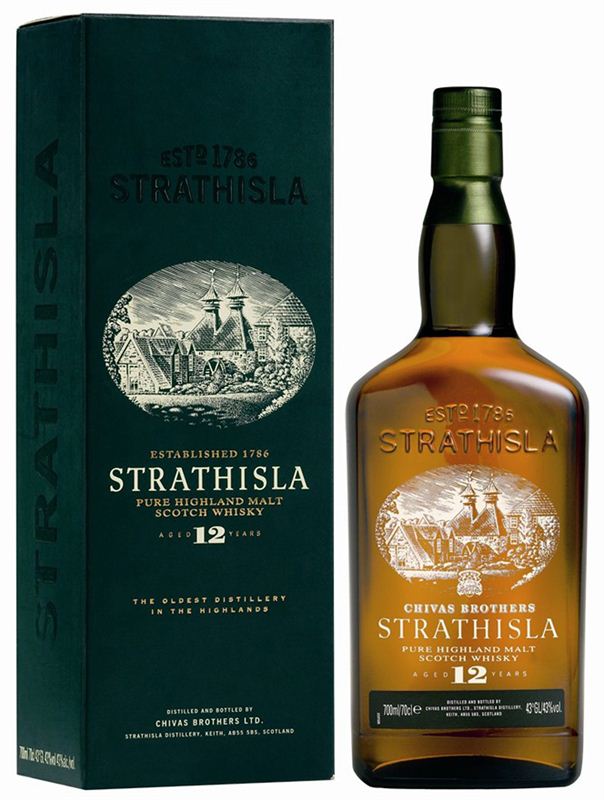 Strathisla 12 Year Old premium whisky (1 Liter)
