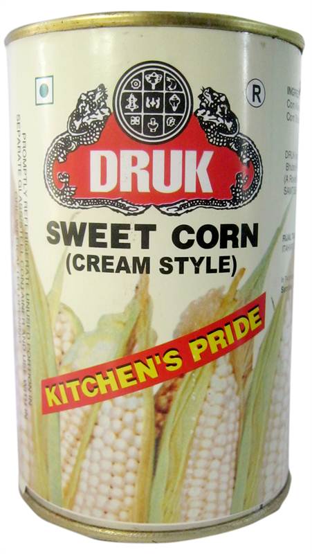 Druk Sweet Corn 450gm Cream Style Kitchens Pride Send Gifts And