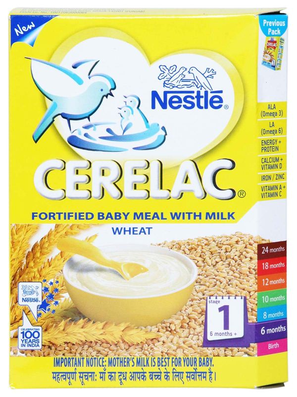 Nestle Cerelac Fortified Baby Meal with Milk Wheat (Stage 1) (300g)
