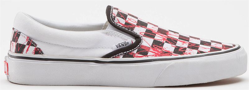 vans slip on x love me