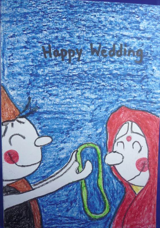 Happy Wedding Greeting Card (MSPI011)