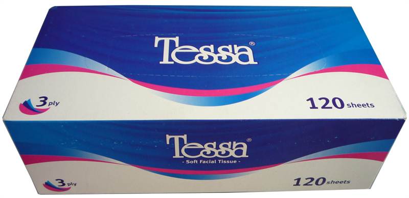 Tessa Soft Facial Tissue 120 Sheets (3 Ply) (TM06)