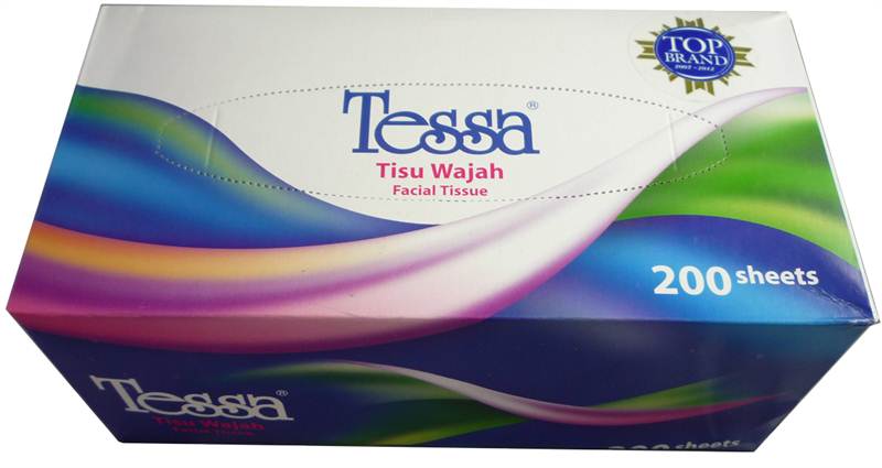 Tessa Soft Facial Tissue 200 Sheets (TL05)