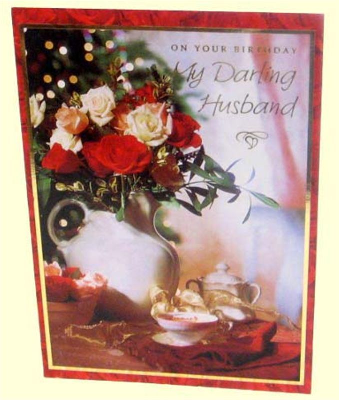 Birthday Card for My Darling Husband (MICDRN087)