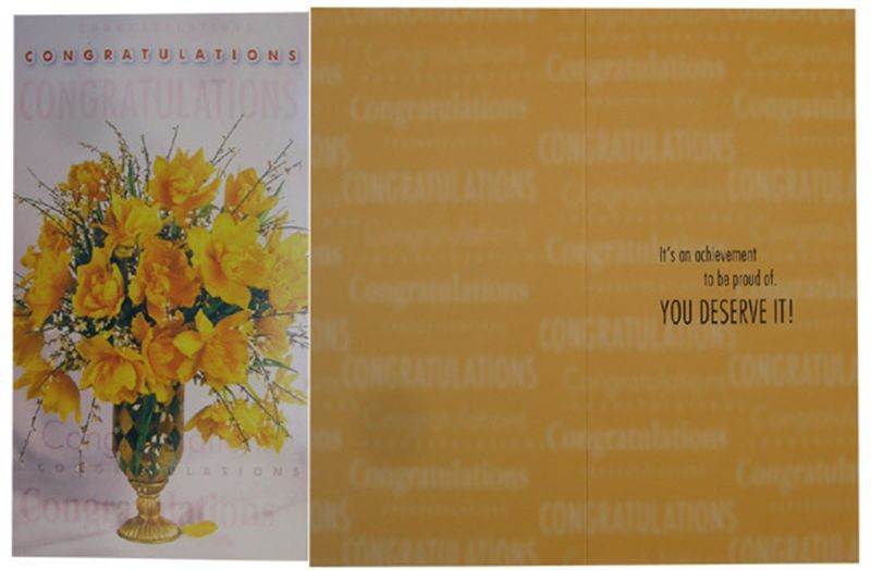 Congratulations Card (rc000019) (GCNPJ034)