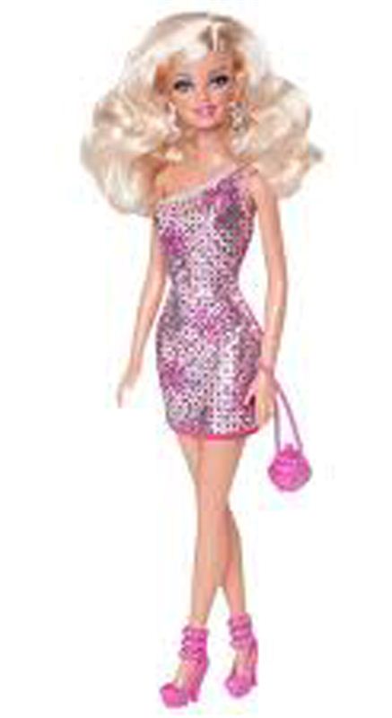 Barbie Glittery Doll (T7580)