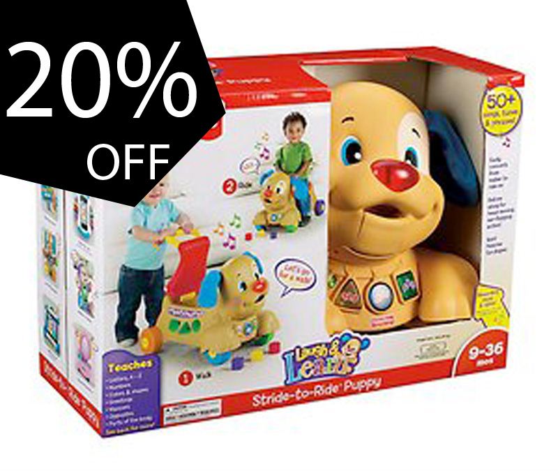 Fisher price ride on puppy top