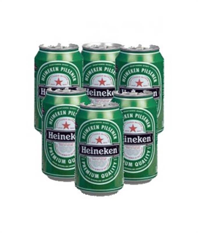 Heineken Can Beer (6x330ml)