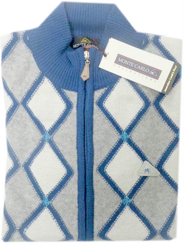 Monte Carlo Gents Sweater full zipper(1131335ZP)