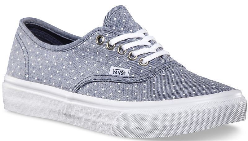 vans authentic slim chambray