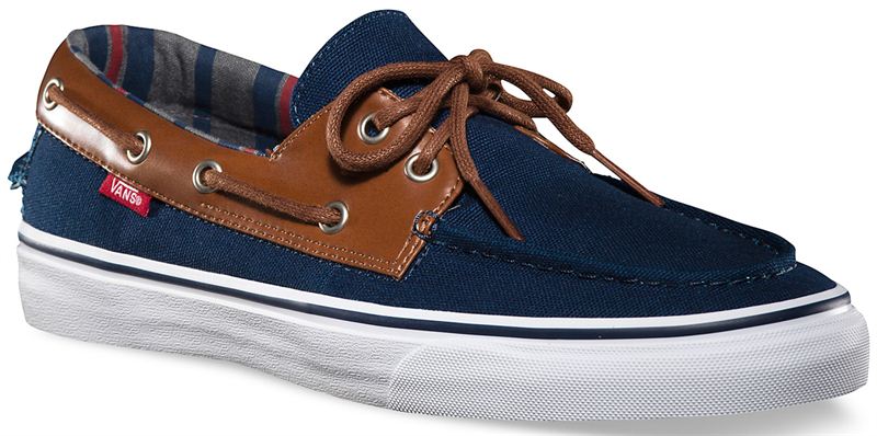 vans zapato del barco navy blue