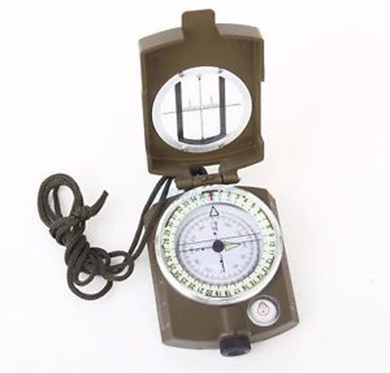 Military Folding  Prism Lensatic Compass Scale