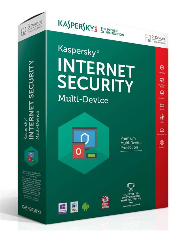 Kaspersky Internet Security Multi-Device (5-Devices / 1-Year)