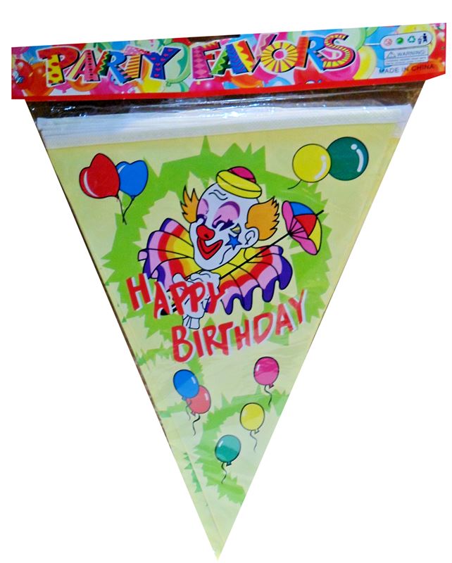 Party Favors Happy Birthday Banner (B)