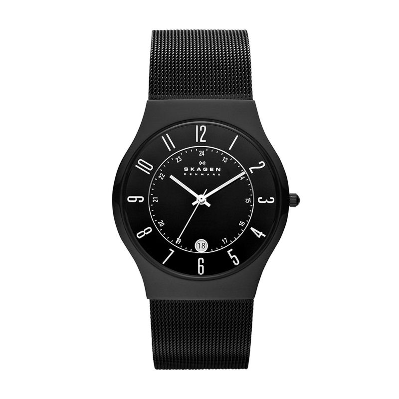 Skagen Classic Analog Black Dial Men's Watch - 233XLTMB