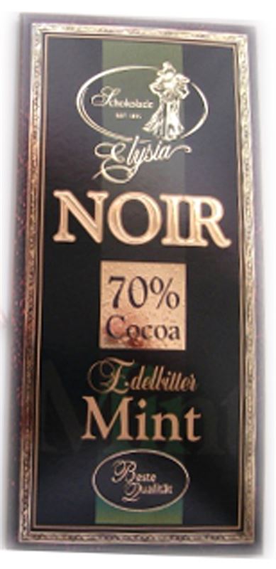 Schokolade Elysia Noir Mint (100g)