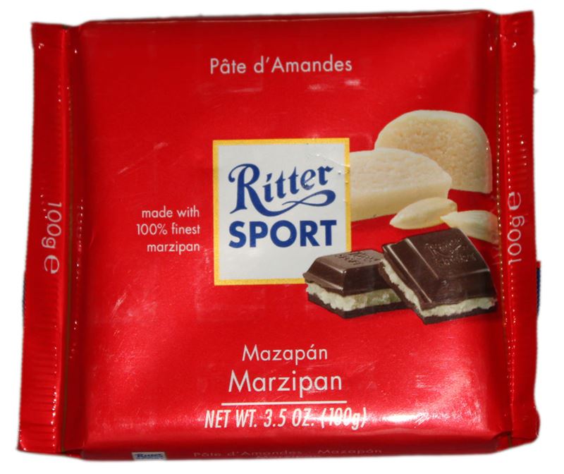 Ritter Sport Marzipan Chocolate (100g)