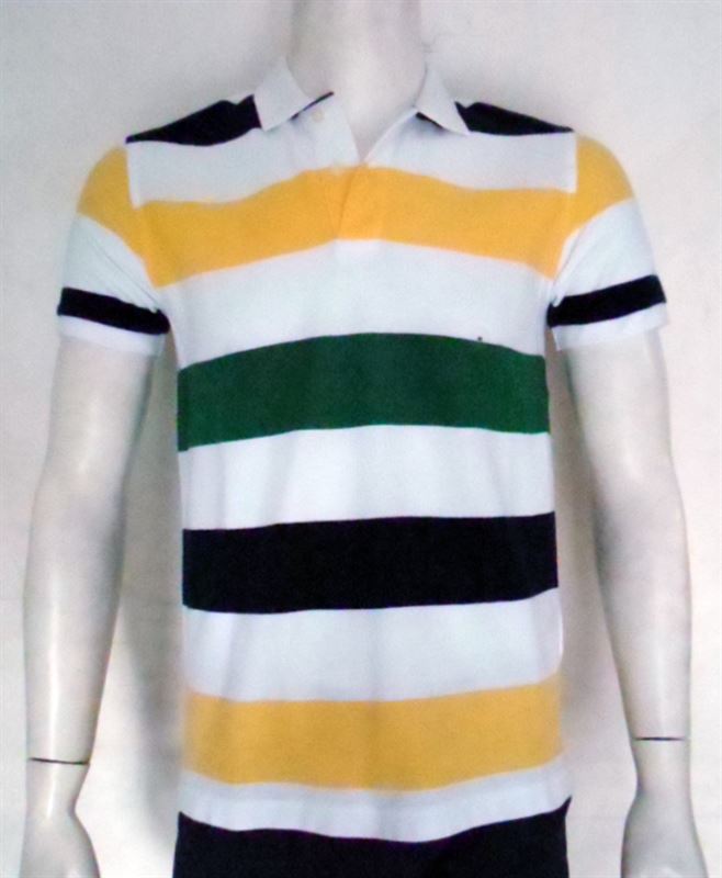 Bossini Men's Multicolor Stripe T-Shirt (3810003)