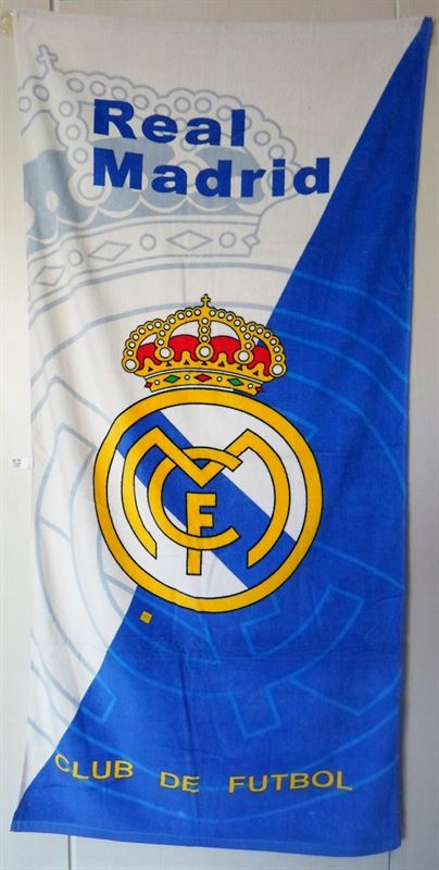 Real Madrid Towel Blue