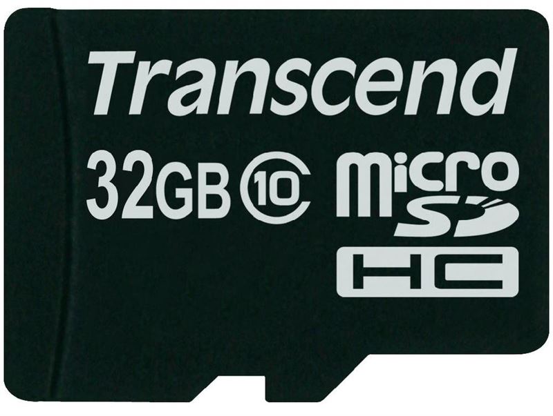 Transcend 32 GB Micro SD Memory Card (U1 Class)