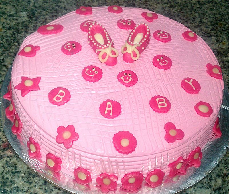 Baby Shower Strawberry Cake From Radisson Hotel 5kg Send Gifts