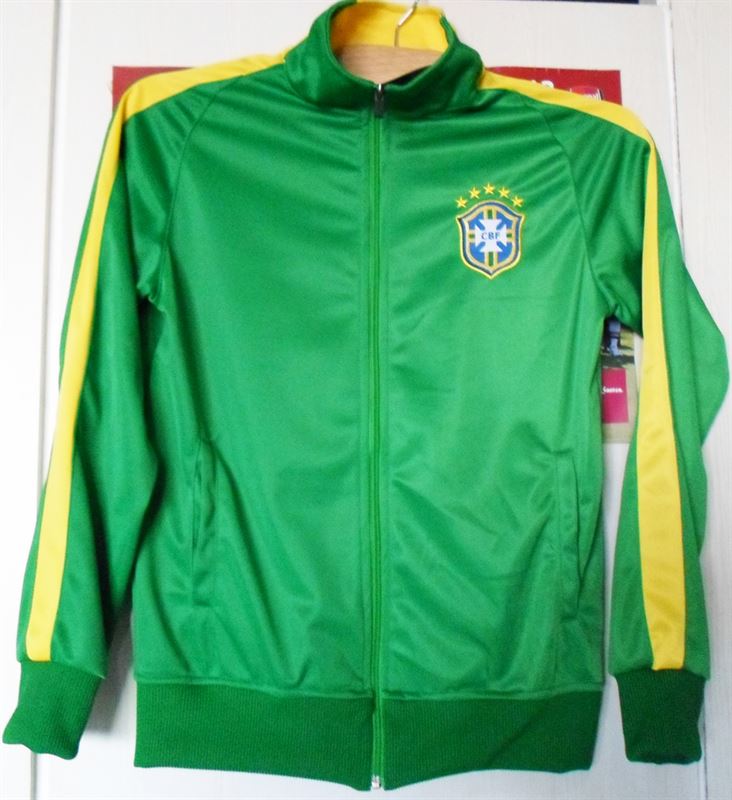 Brazil sales football jacket