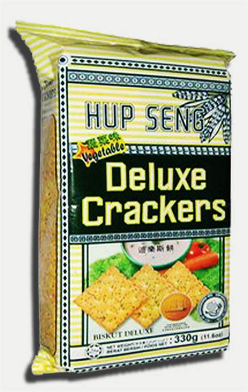 Hup Seng Vegetable Deluxe Crackers (330gm)