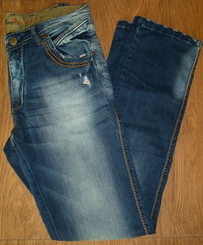 Spykar Gents Actif Blue Washed Jeans 