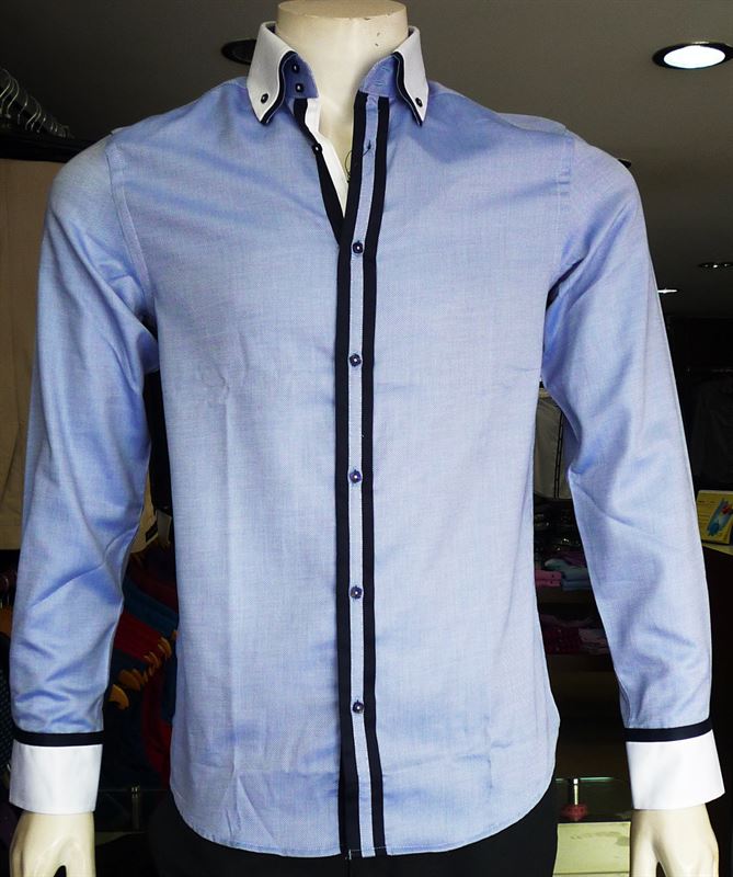 Zodiac Lisbon Bird Party Shirt D Blue 