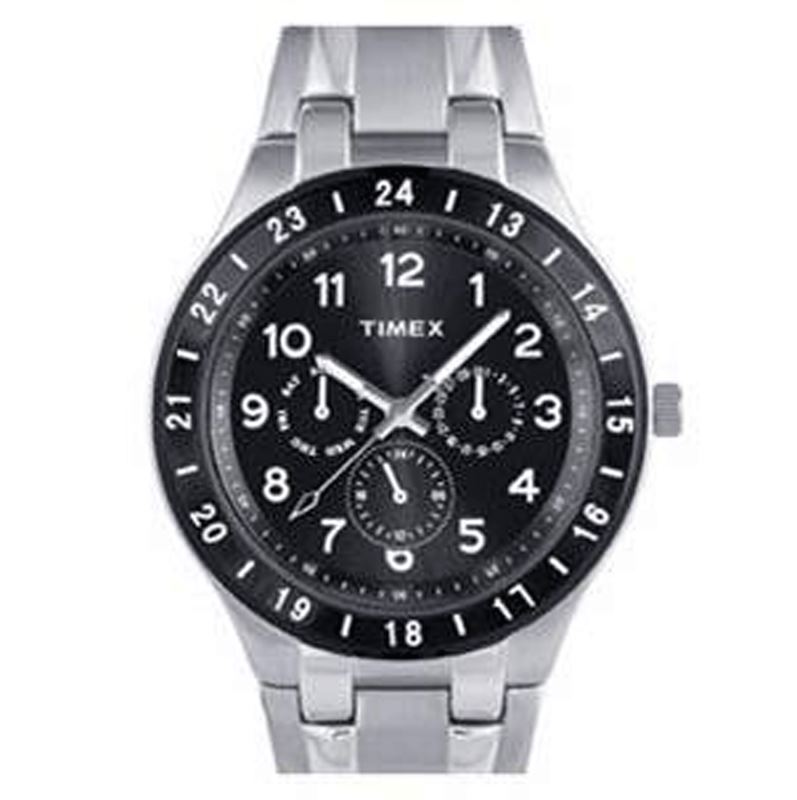 Timex E-Class Analog Black Dial Men's Watch (F901)