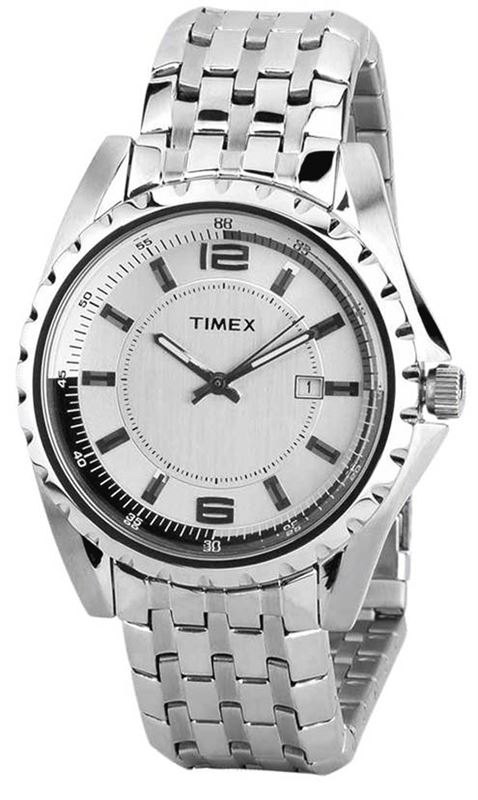 Timex Analog White Dial Men's Watch (H902)