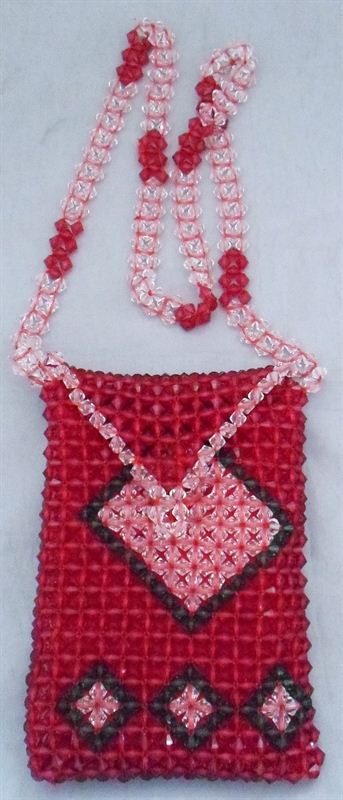 Red Crystal Mobile Bag