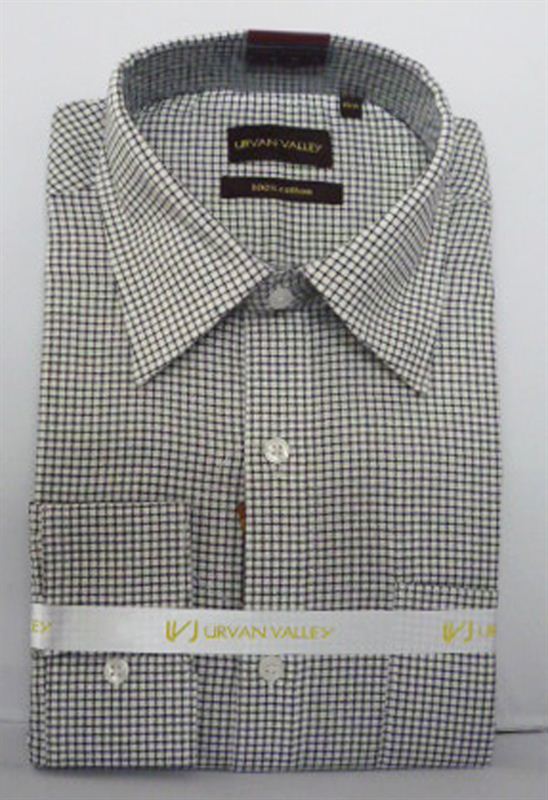 Urvan Valley Small Black & White Check Shirt (B0290)