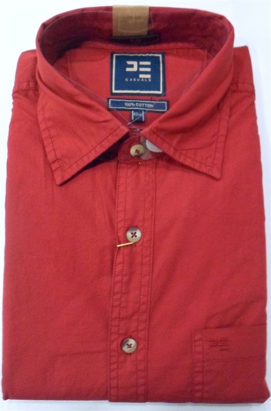 Peter England Gents Red Shirt (NSS20022)