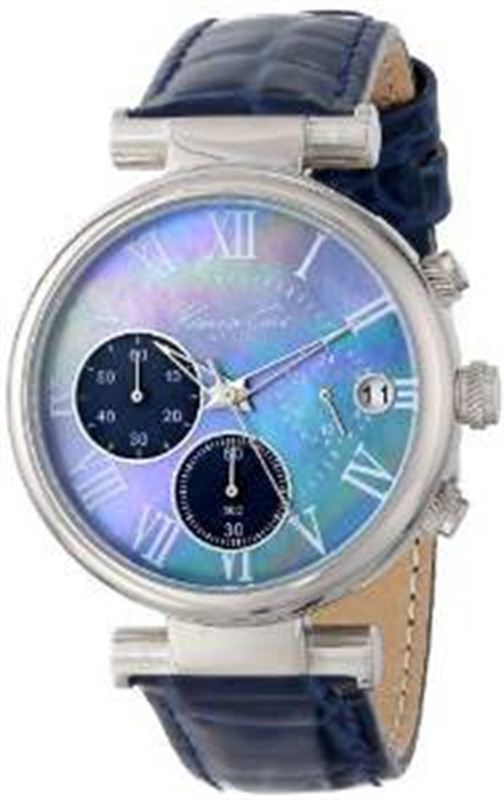Kenneth Cole New York Women's KC2832 Classic Blue Dial Roman Numerals Chronograph Watch